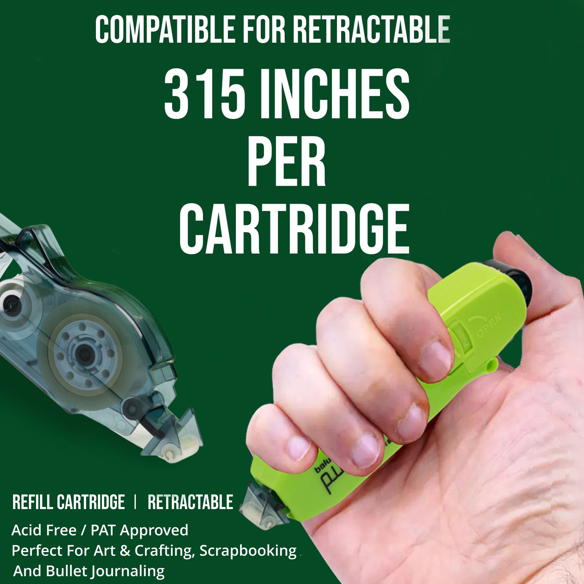 [Balune] Refill Cartridge, 8m for BGT-2088A, 12 Count