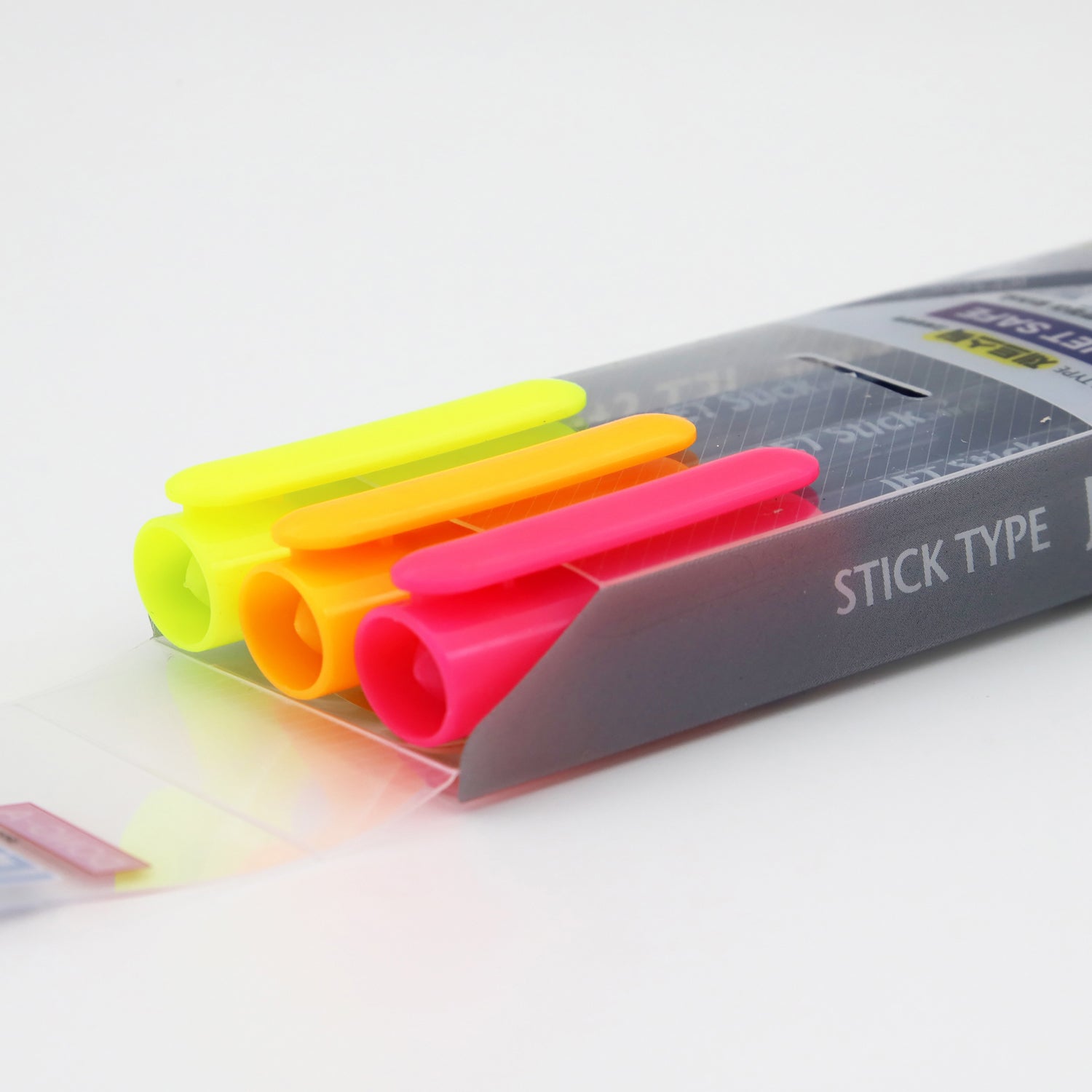 [Dong-A] Jet Stick Oval Highlighter Crayon Markers, 3 Colors
