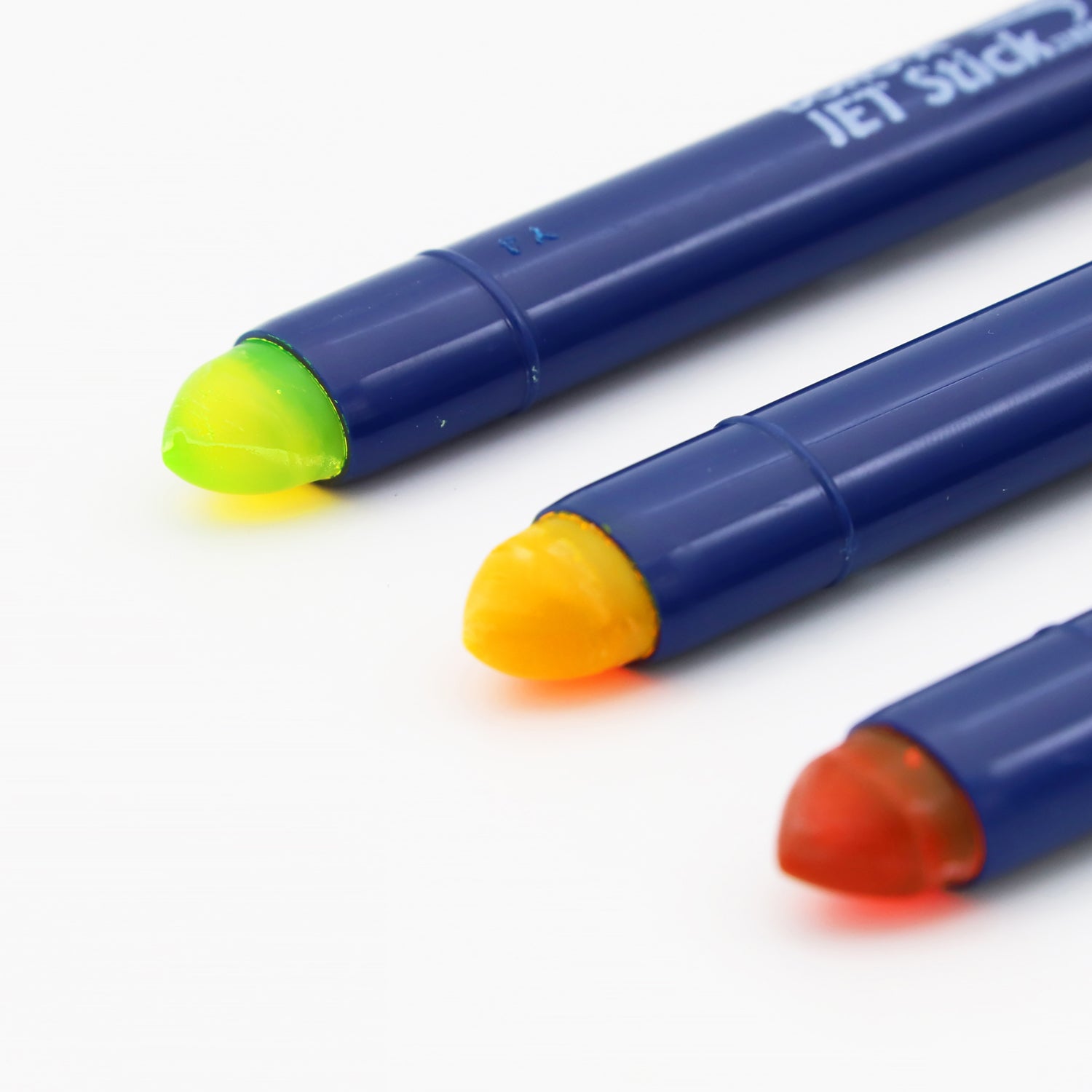 [Dong-A] Jet Stick Oval Highlighter Crayon Markers, 3 Colors