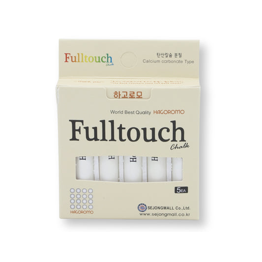 [Hagoromo] Fulltouch Chalk, White, 5 Count