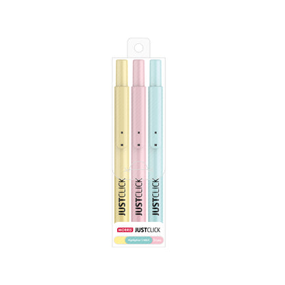 [Morris] Just Click Highlighters S. Mild, 3 Colors