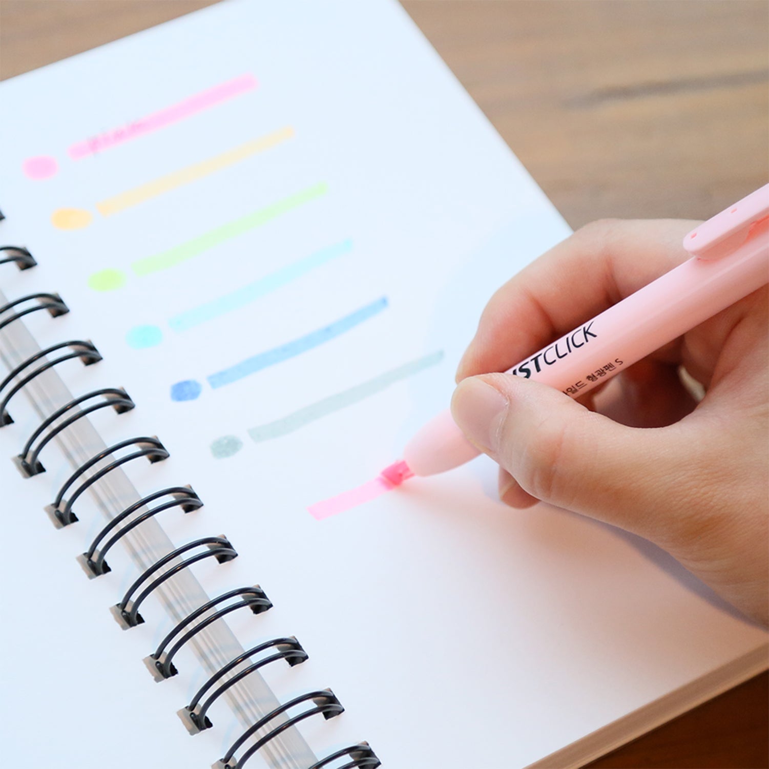 [Morris] Just Click Highlighters S. Mild, 12 Count
