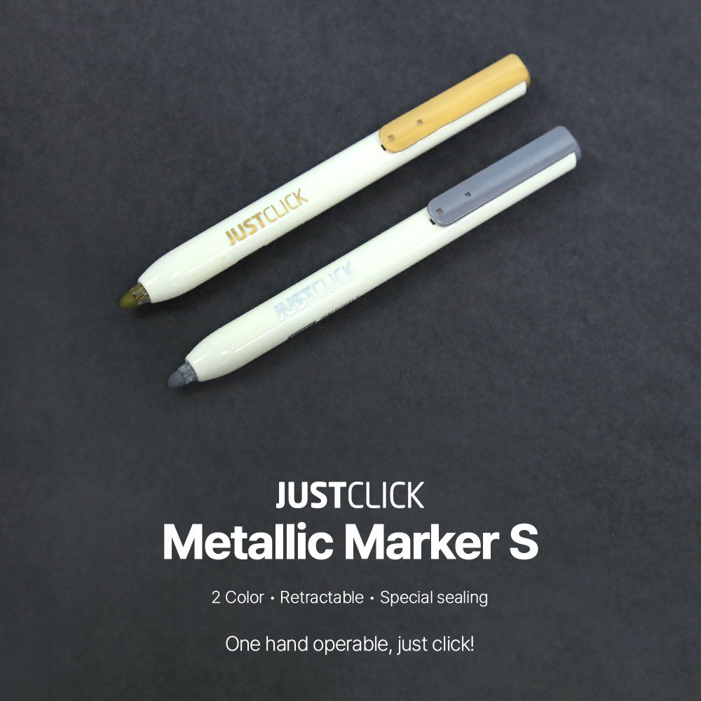 [Morris] Just Click Metallic Markers S, 12 Count