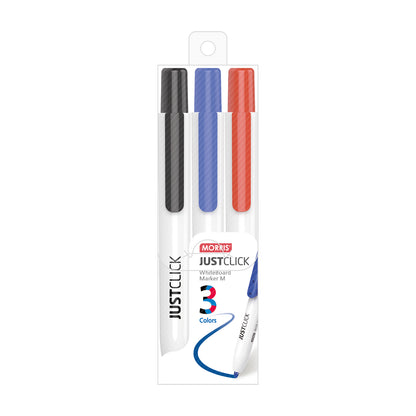 [Morris] Just Click Whiteboard Markers M, 3 Colors