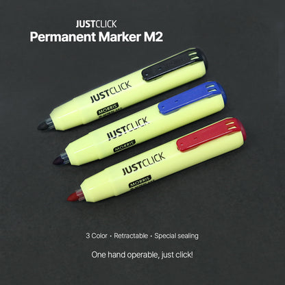 [Morris] Just Click Permanent Markers M2, 12 Count