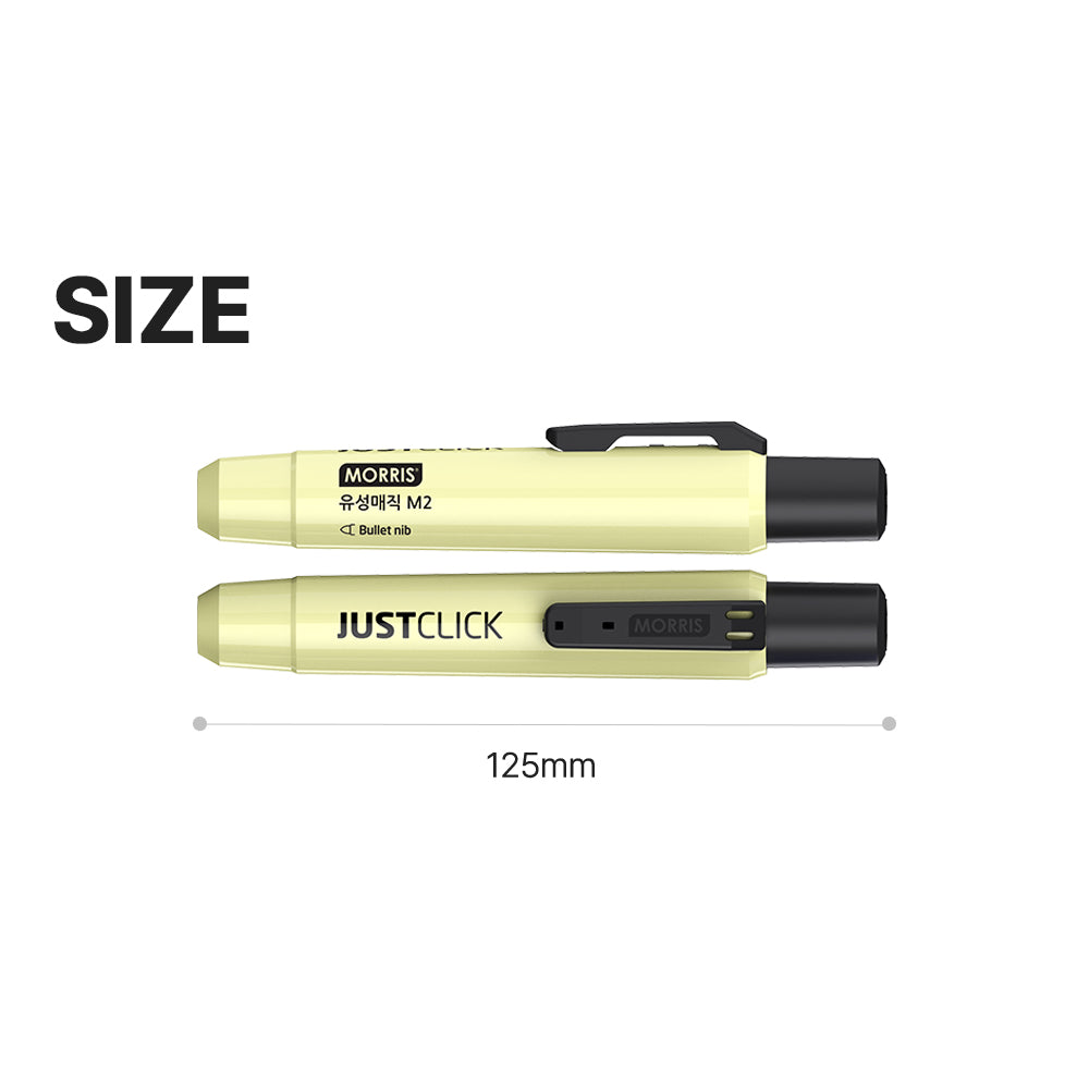 [Morris] Just Click Permanent Markers M2, 12 Count