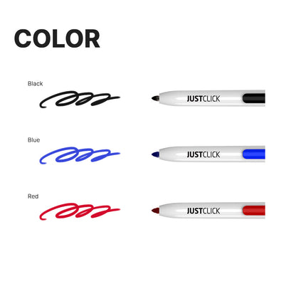 [Morris] Just Click Whiteboard Markers M, 12 Count