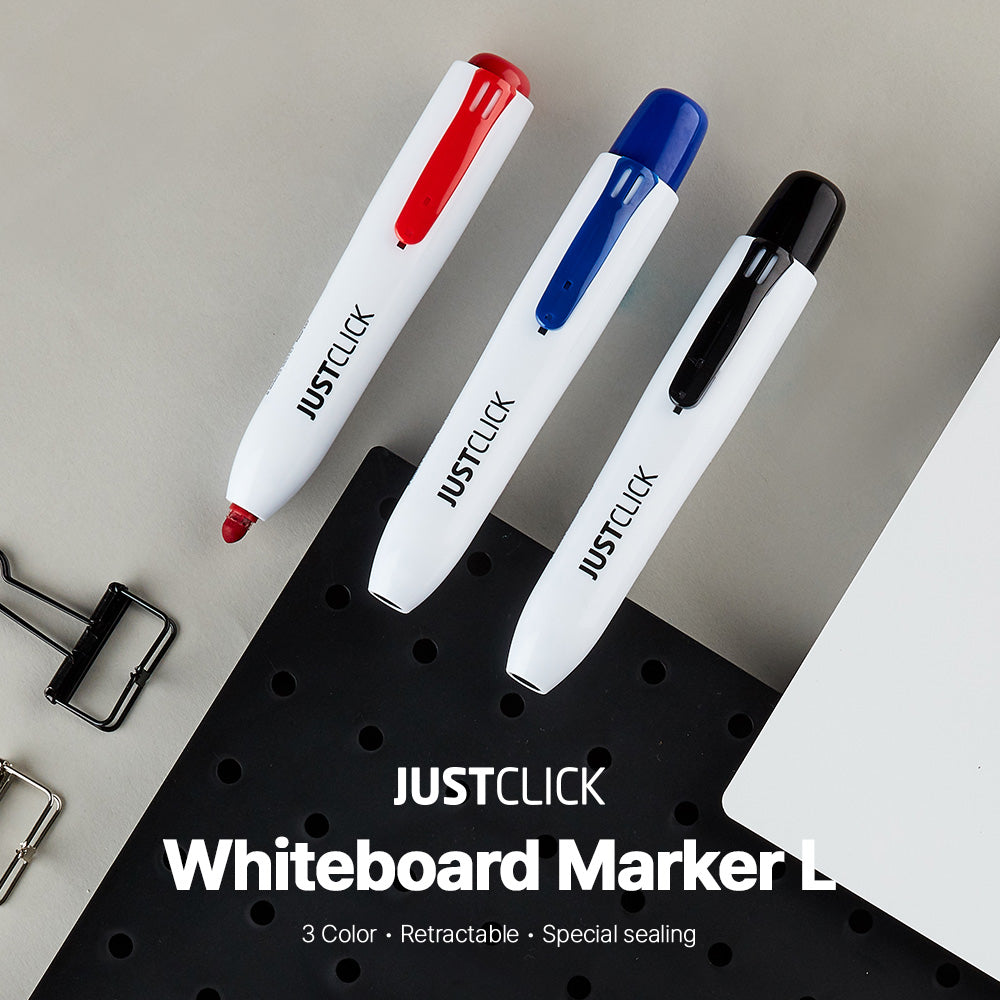 [Morris] Just Click Whiteboard Markers L, 12 Count