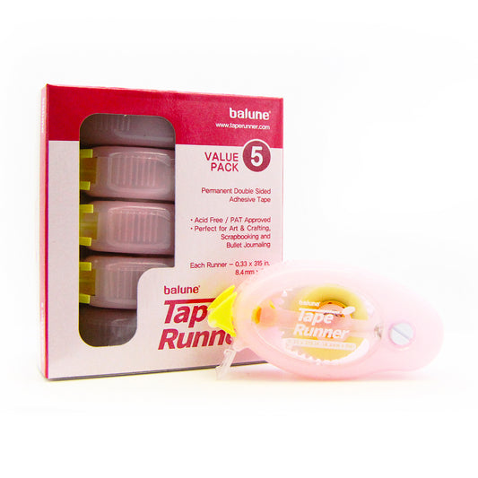 [Balune] Tape Runner Pink, 8m, 5 Count