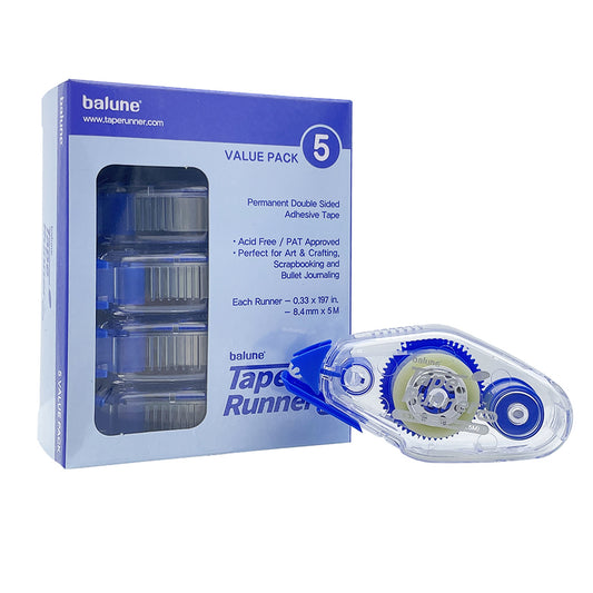 [Balune] Tape Runner Blue, 5m, 5 Count