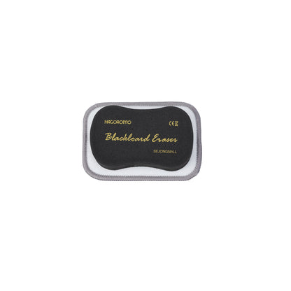 [Hagoromo] Microfiber Magnetic All-Board Eraser Medium, Black, 1 Count
